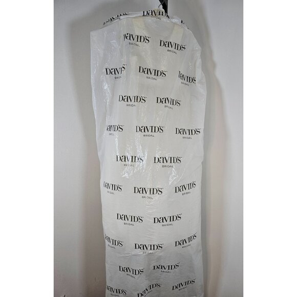 David's Bridal Ball Gown Flower Girl Dress With Heart Cut Out Style #RK1368-SZ 7 - Picture 15 of 15